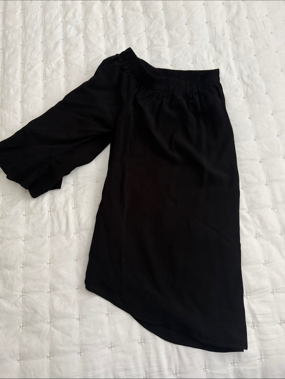 Women’s Off-Shoulder Black Blouse